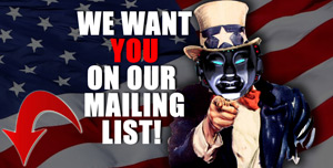 Join our FREE Mailing list!